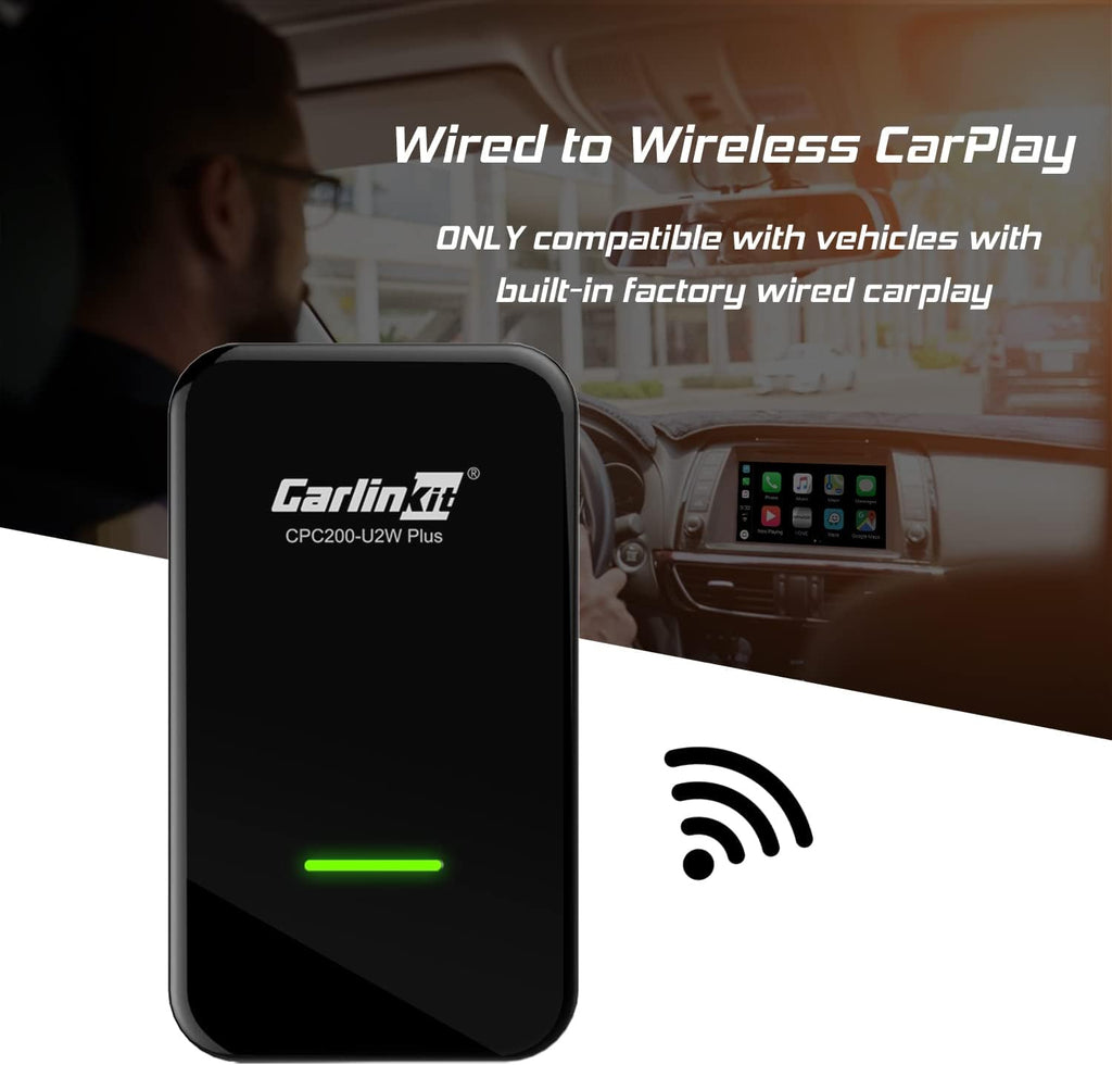 Wireless CarPlay Adapter USB Black Y630494