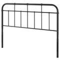 Black Queen Size Metal Headboard S779