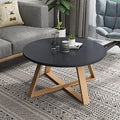Solid Wood Round Pedestal Side End Table U45699