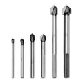 Carbide Tip Glass and Tile Drill Bit Set, 6 Piece C7059