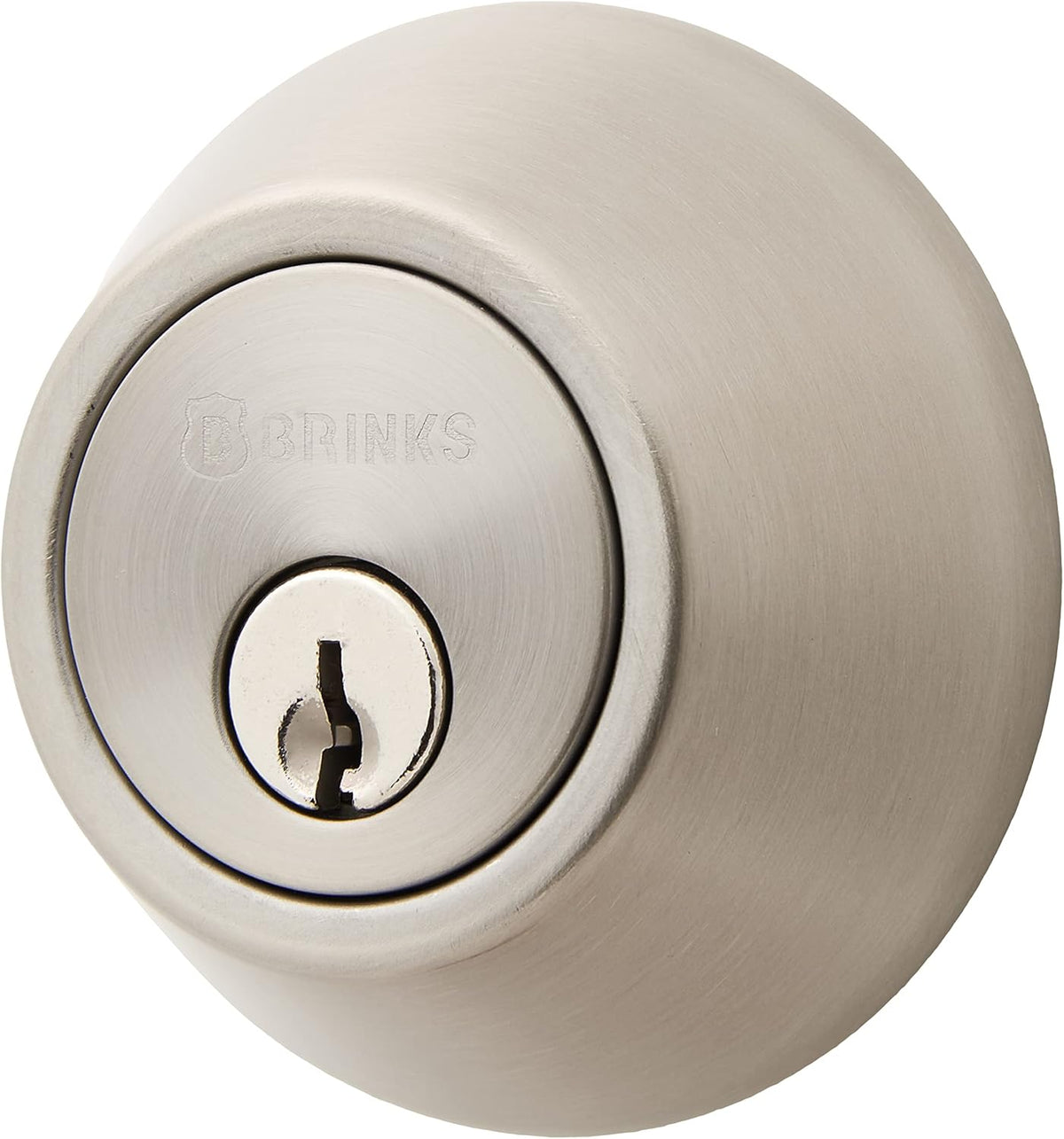 Satin Nickel Keyed Entry Door Knob and Deadbolt Set, Pack of 2 C908823