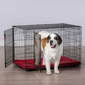 Double Door Wire Dog Crate with Divider Panel L7373