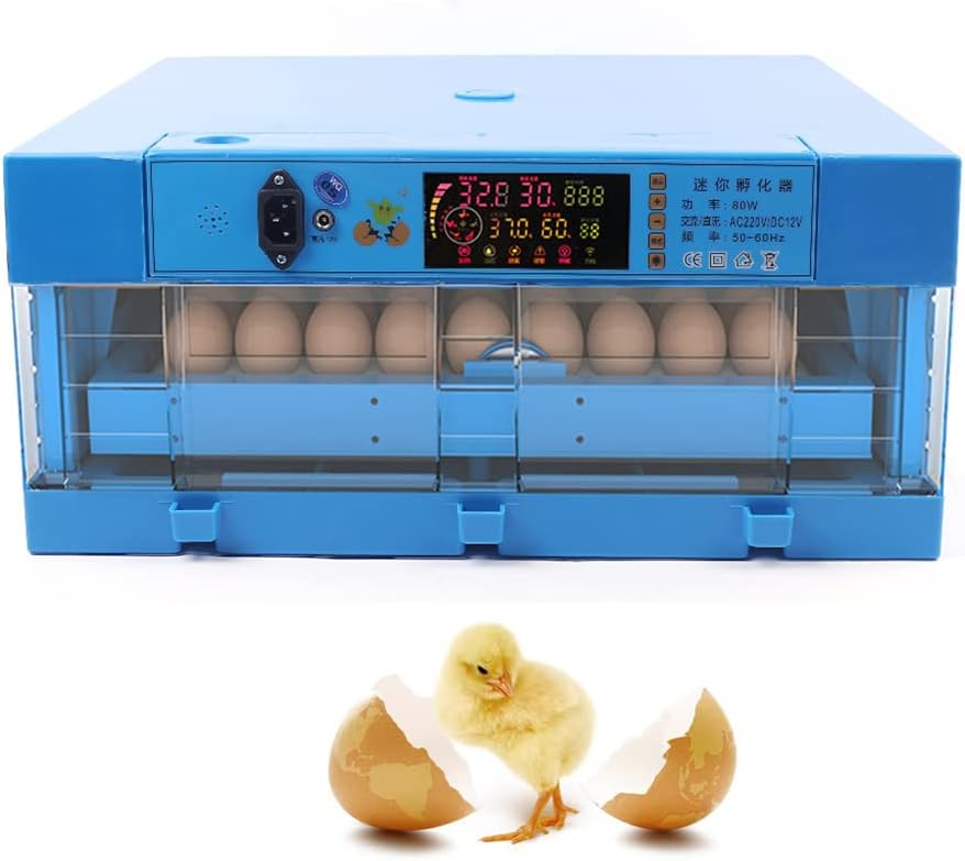 64 Eggs Automatic Digital Egg Incubator with Automatic Egg Turner U68335
