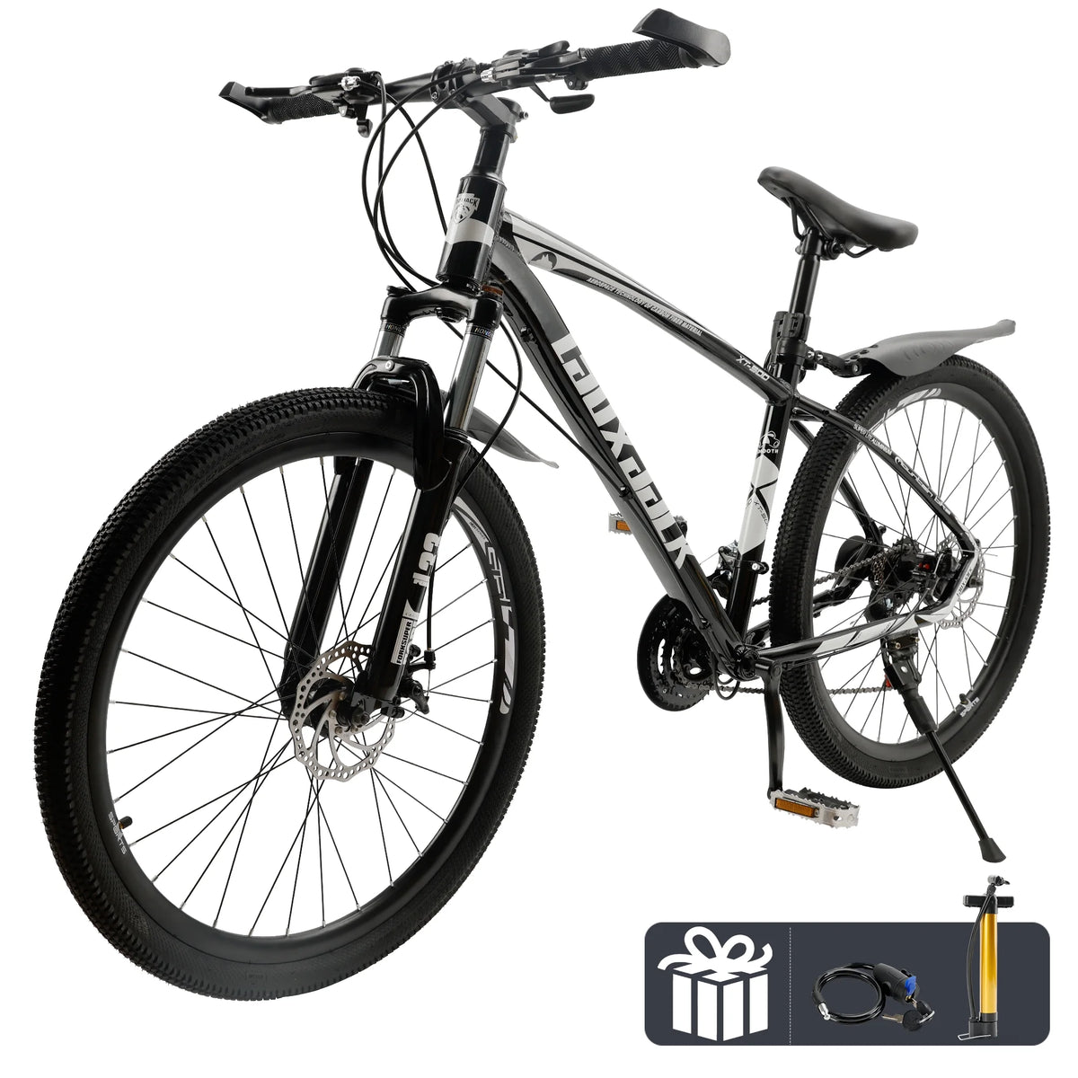 Full Suspension 21 Speed 27.5 inch Dual Disc Brake Mountain Bike I46256