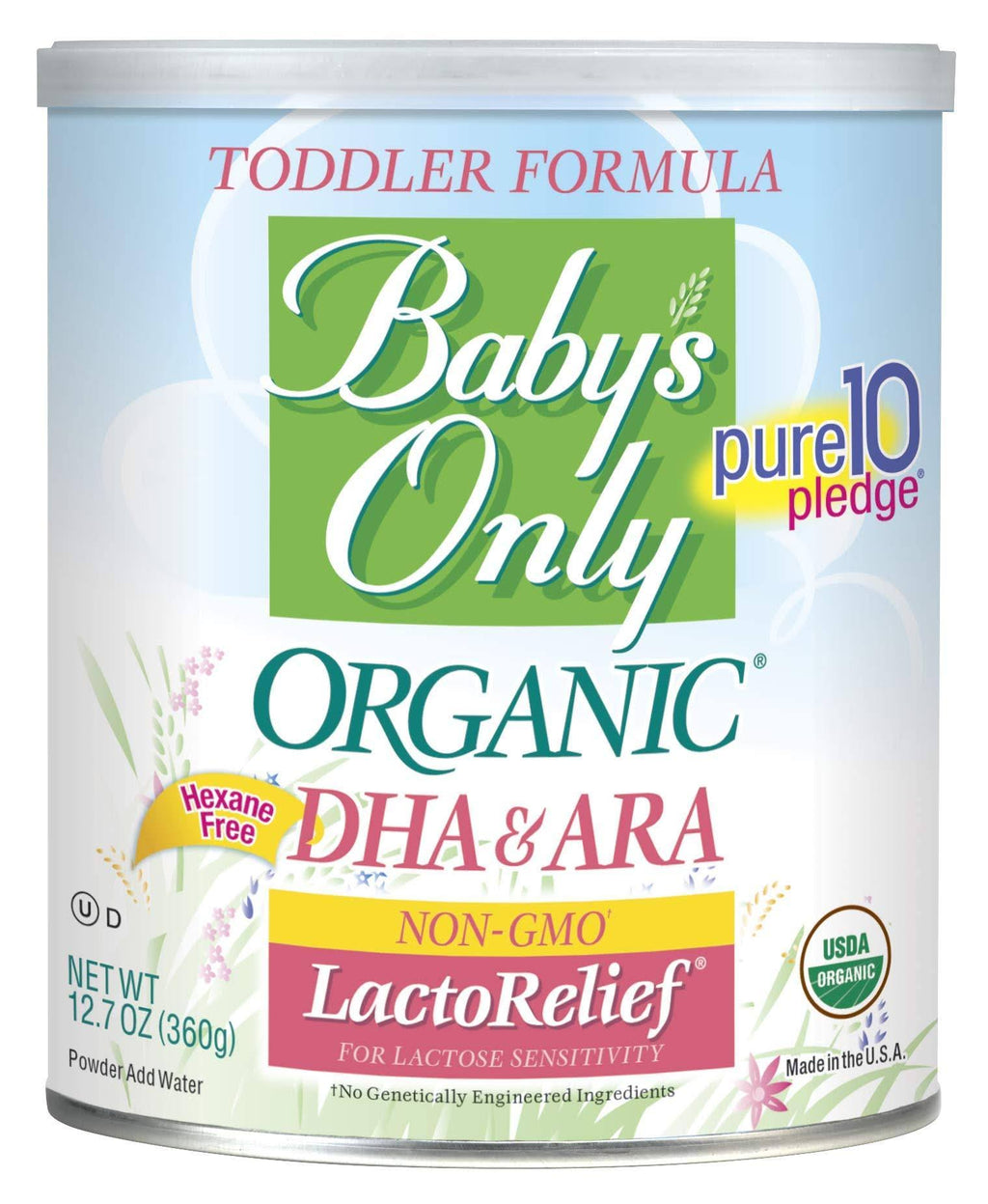 12.7oz 6 Pack Organic Toddler Formula Z2355