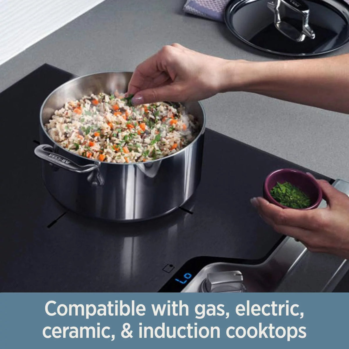 Stainless Steel Non-Stick Fry Pan, 8-Inch A79944