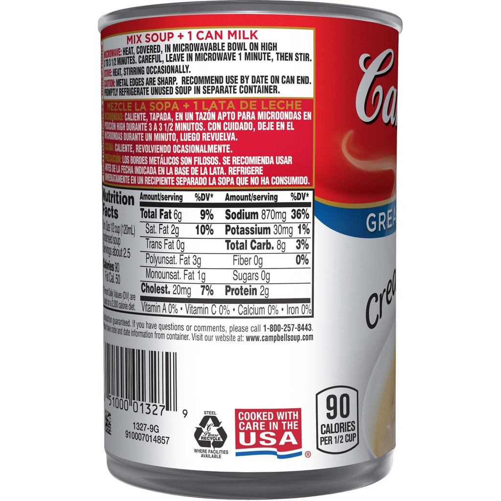 10.5 oz Can Cream of Shrimp Soup Pack of 12 G484115