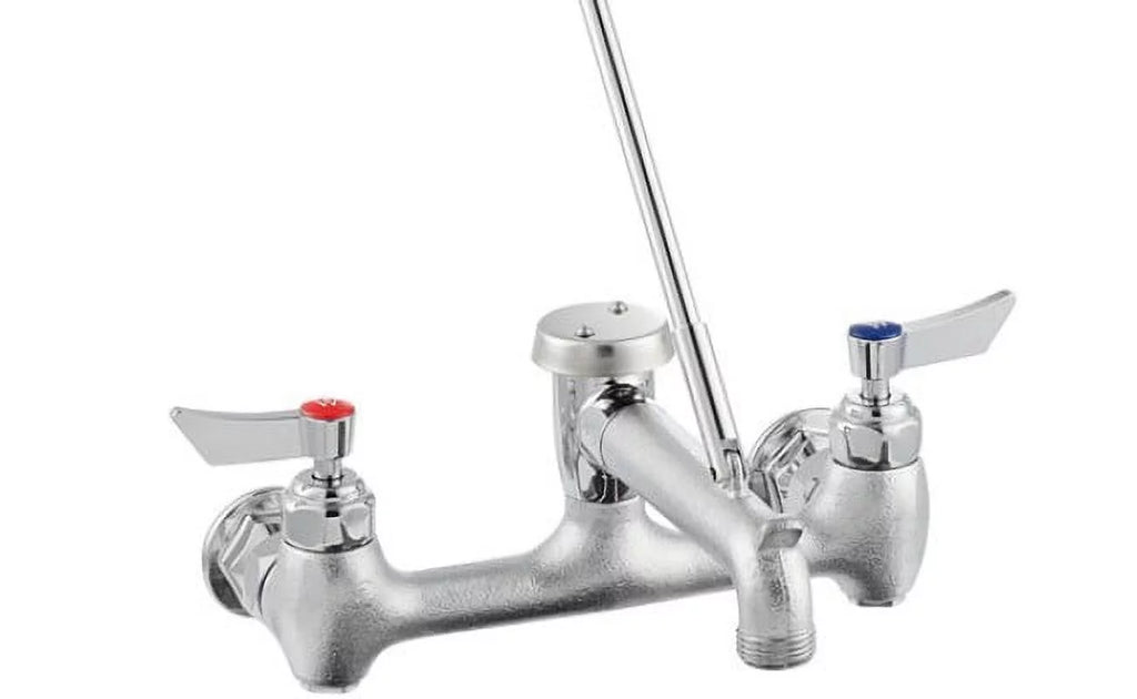 Wall-Mounted Mop Sink Faucet with 8" Centers C340253