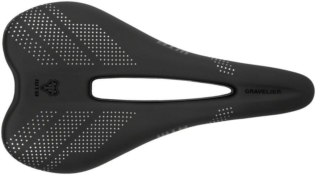 Black Stainless Gravelier Saddle S106