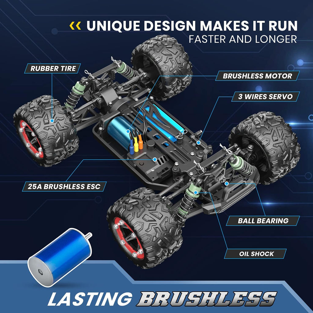 Brushless 4WD 1:18 Scale RC Monster Truck F723804