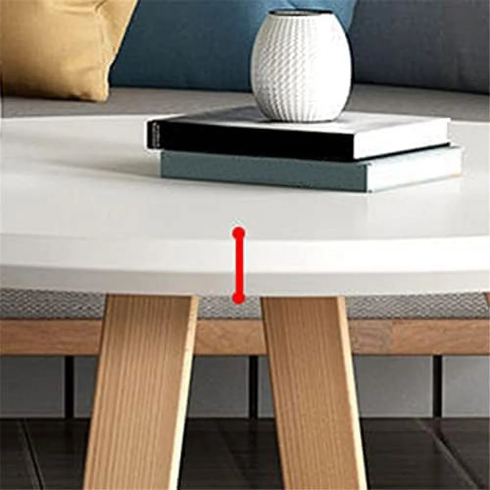 Solid Wood Round Pedestal Side End Table U45699