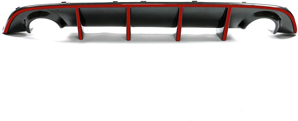 Rear Diffuser with Red Reflective Tape I42520