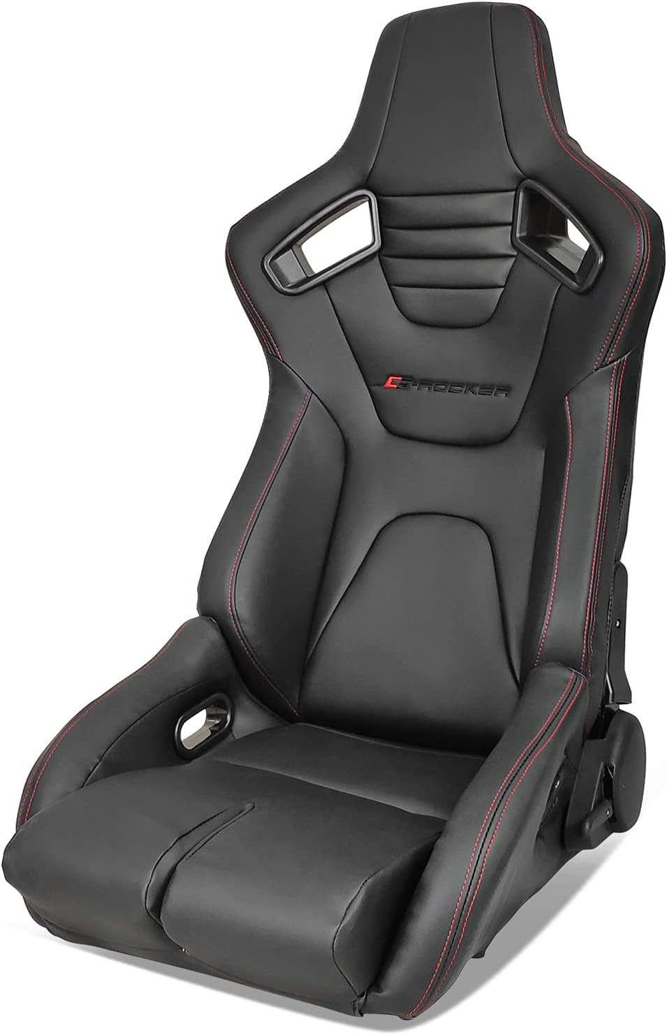 Blue PU Leather Reclinable Bucket Racing Seat P722