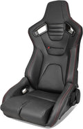 Blue PU Leather Reclinable Bucket Racing Seat P722