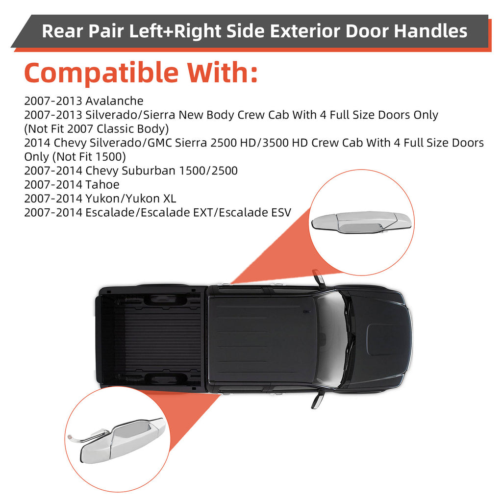 Chrome Exterior Door Handle I693359