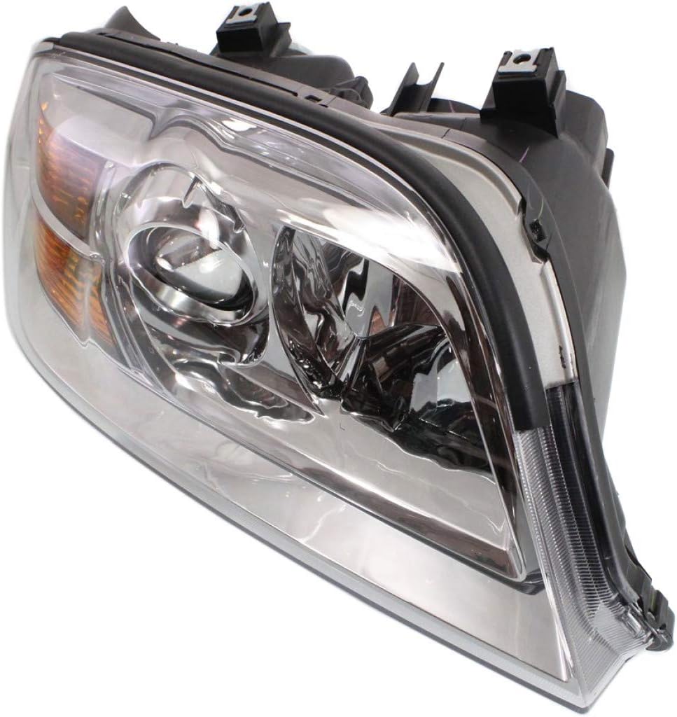 2004 2005 2006 Acura MDX Headlight Assembly Driver Side Black Housing Y210