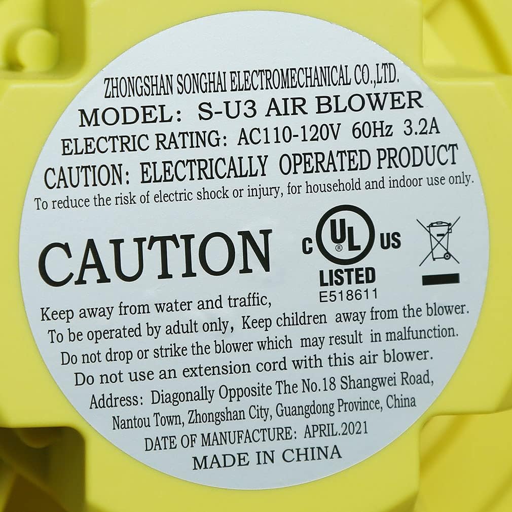 1.2HP(950w) Air Blower Inflatable Bouncer Blower Y996222