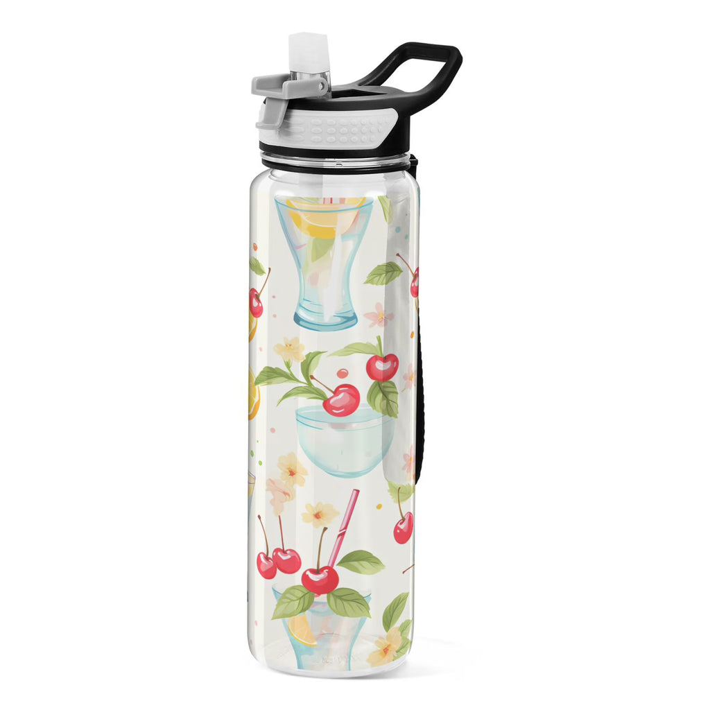 32oz Tritan Leakproof Clear Water Bottle with Straw C18845