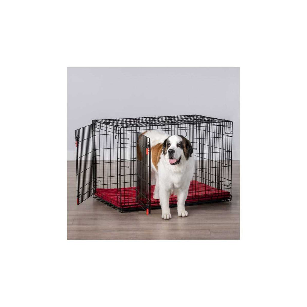 Double Door Wire Dog Crate with Divider Panel L7373