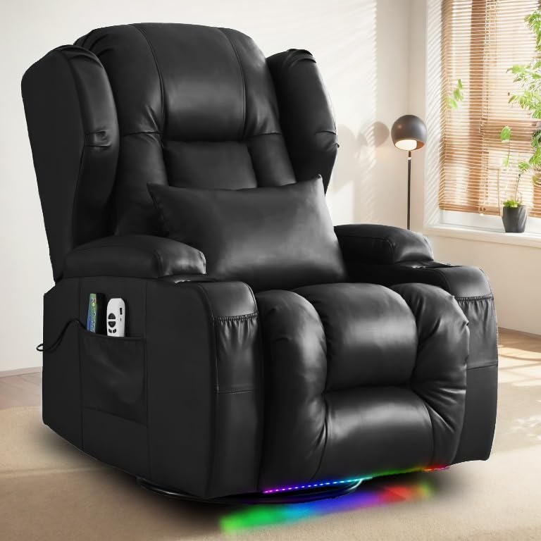 Brown Velvet Power Recliner Sofa with Massage & Heat E3792