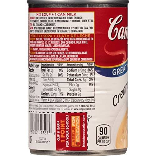 10.5 oz Can Cream of Shrimp Soup Pack of 12 G484115