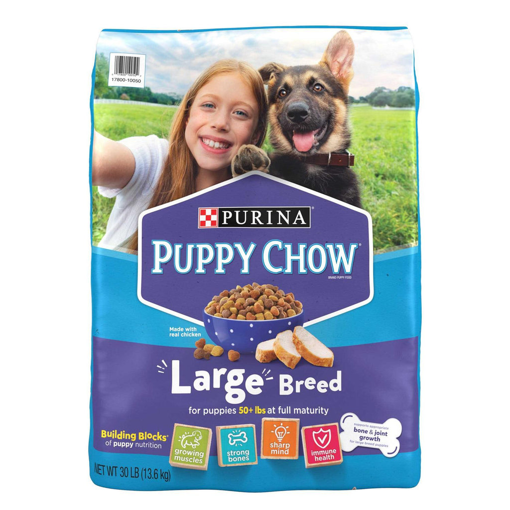 High Protein Large Breed Dry Puppy Food with Real Chicken P137