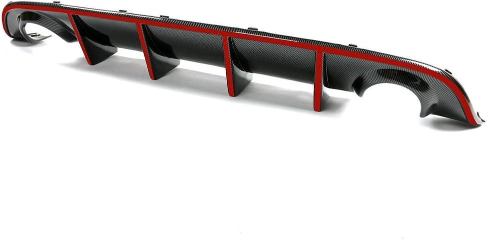 Rear Diffuser with Red Reflective Tape I42520