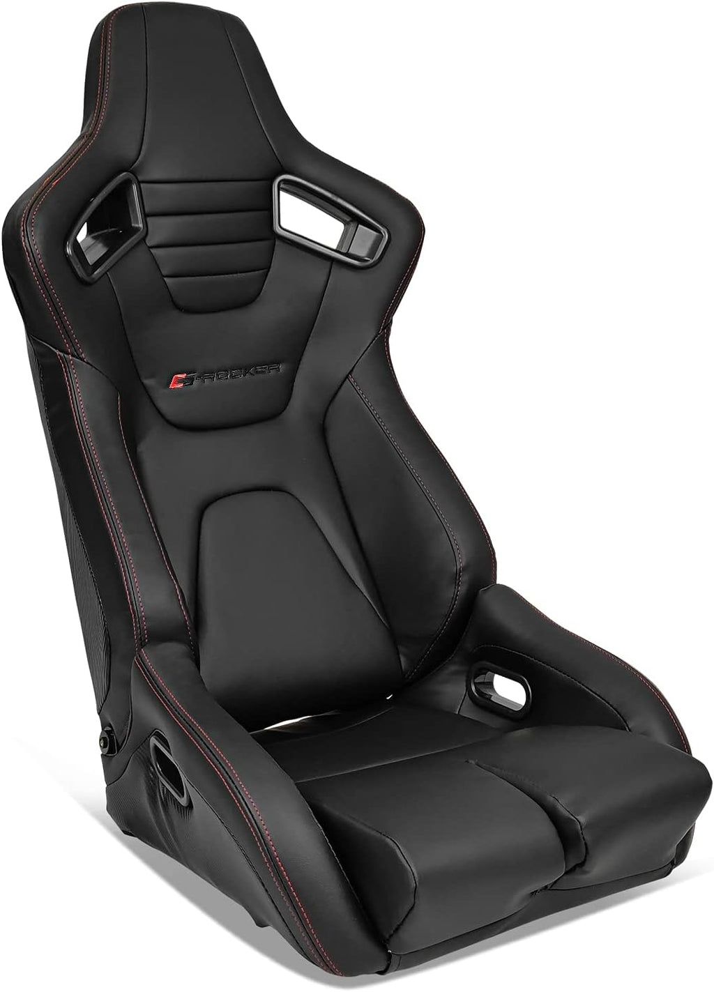 Blue PU Leather Reclinable Bucket Racing Seat P722
