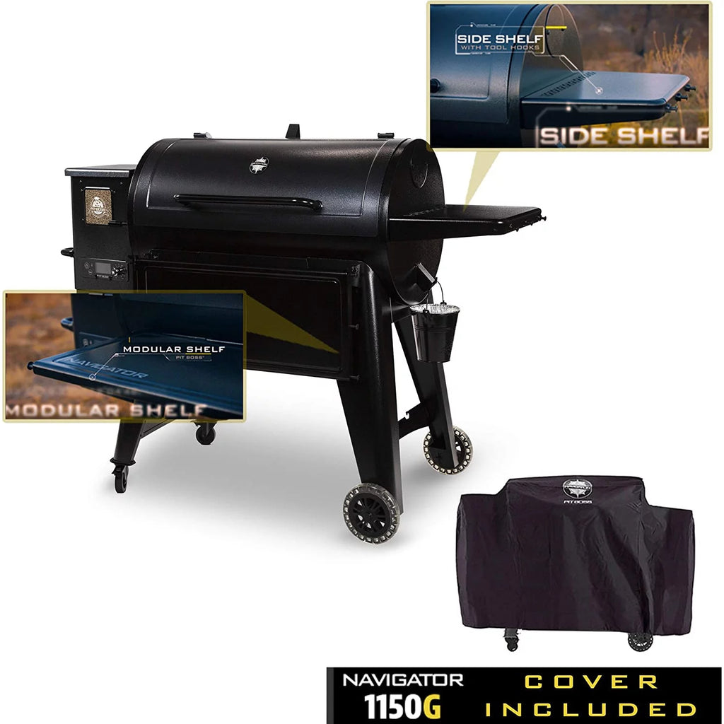 Black & Gray Pellet Grill O529893