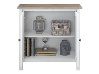 L Shaped Computer Desk with 5 Shelf Bookcase U67791