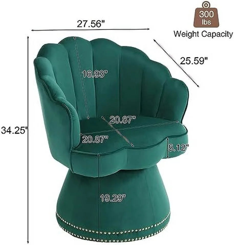 Velvet Swivel Accent Chair I97553