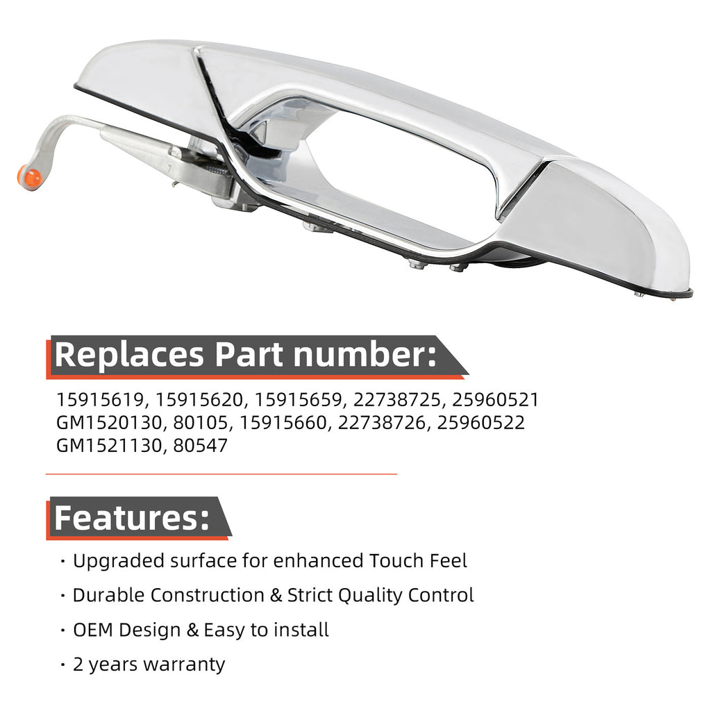 Chrome Exterior Door Handle I693359