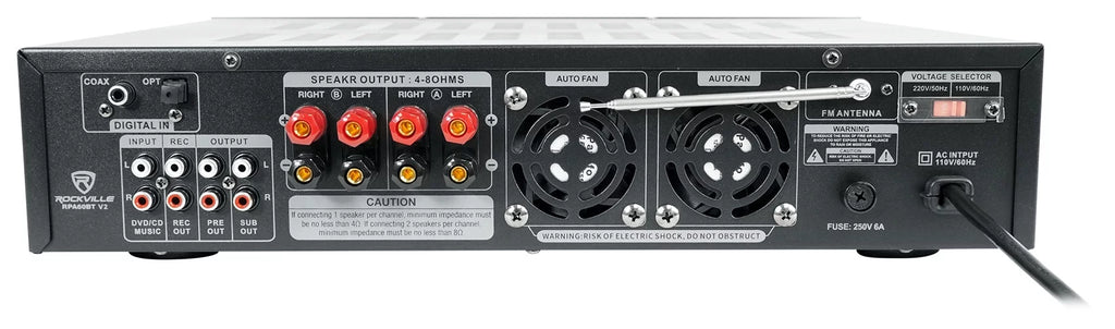 1000 w Home Theater Bluetooth Receiver with 4 Speakers and Swivel Brackets N544