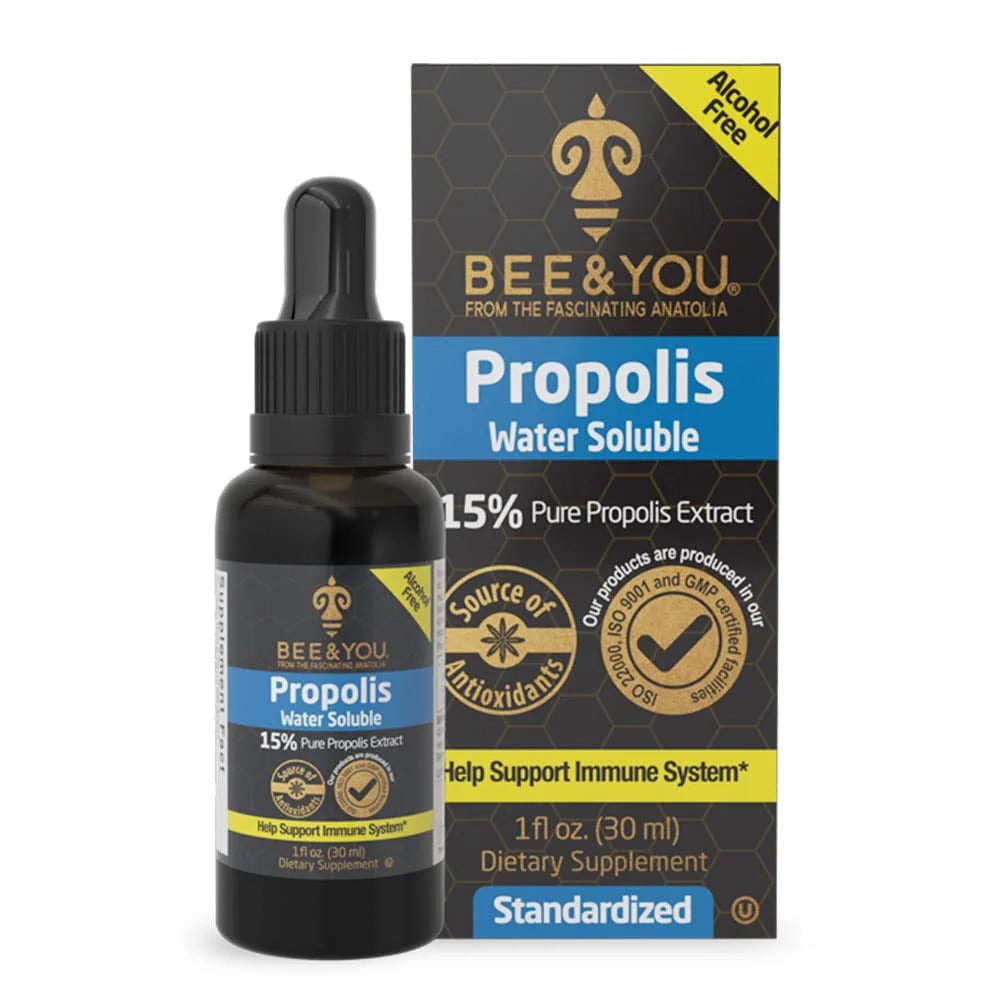 100% Natural Pure Propolis Extract Water Soluble Drops 1 Fl Oz N41706