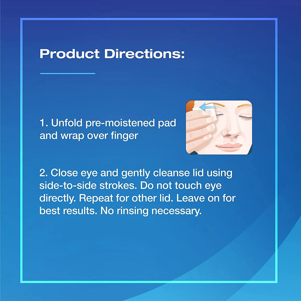 Eyelid Cleanser Pads 30 Each Pack of 2 V209099