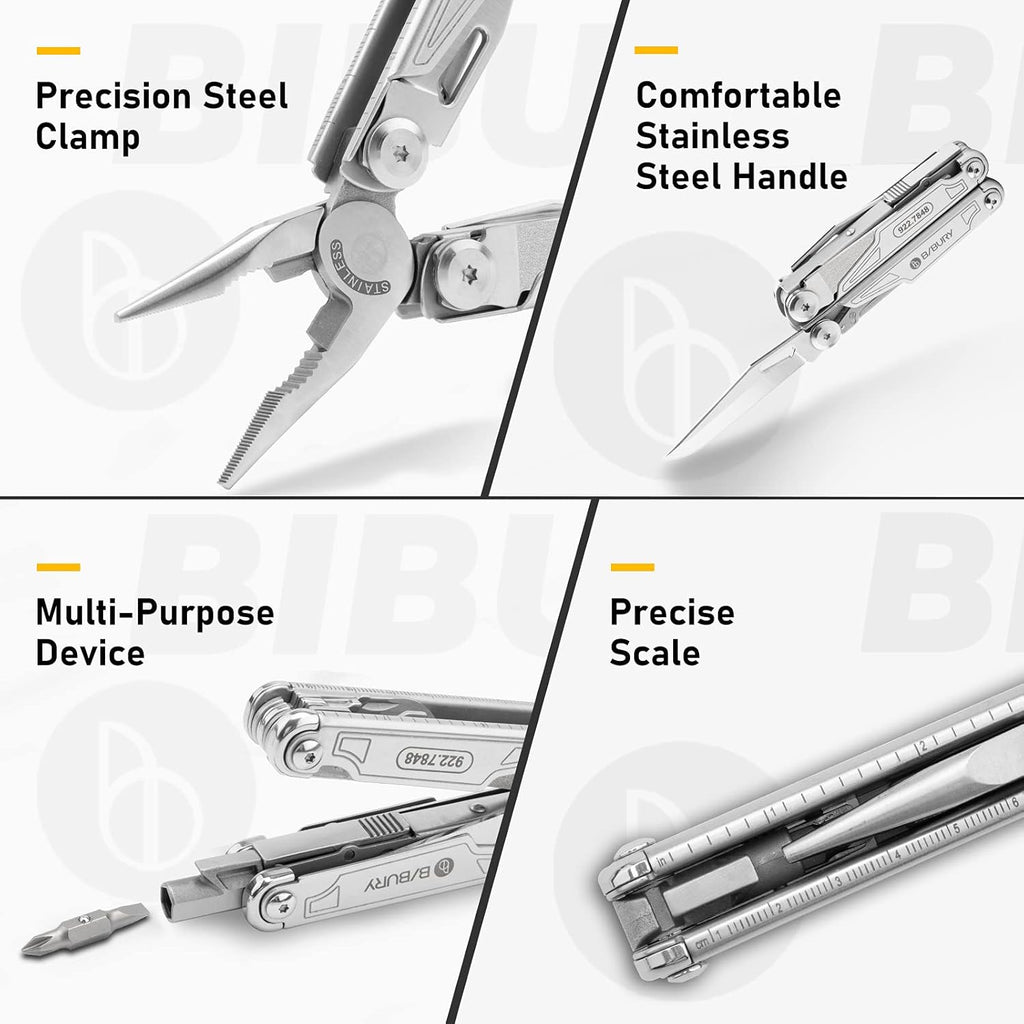 19-in-1 Stainless Steel Multitool J7739