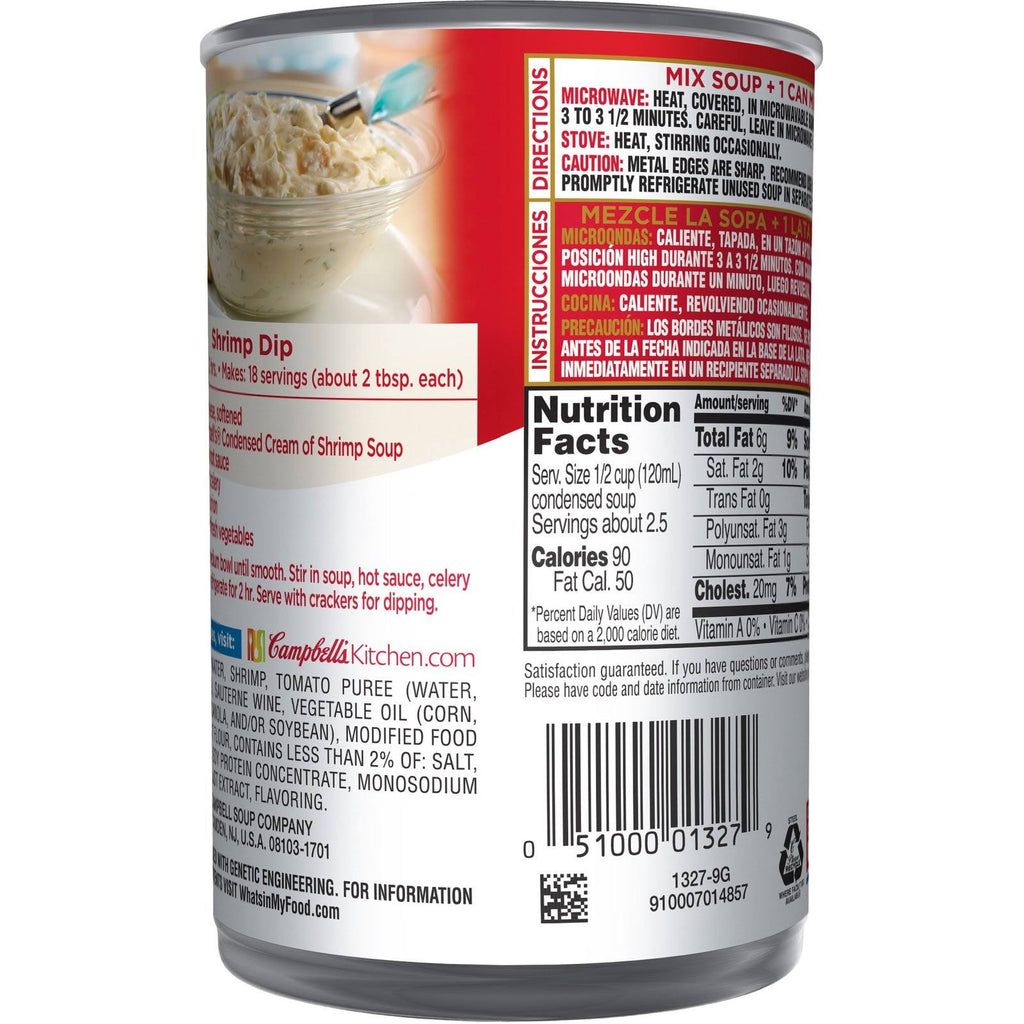 10.5 oz Can Cream of Shrimp Soup Pack of 12 G484115