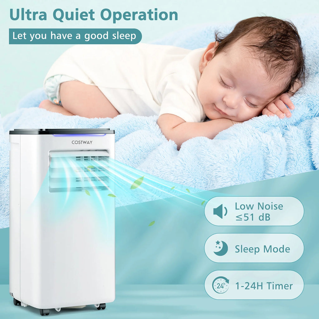 7100 BTU 10000 BTU Portable Air Conditioner 3-in-1 AC Unit D755595