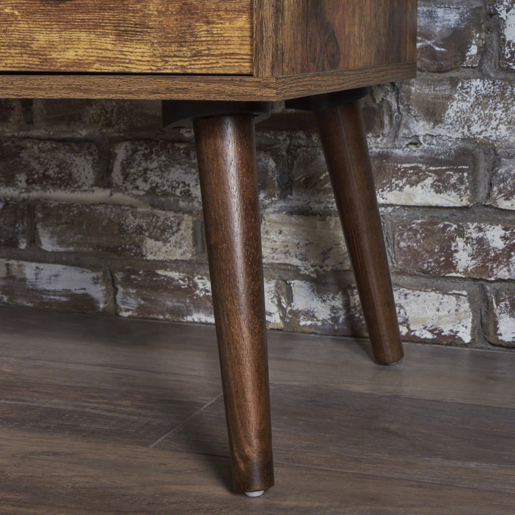 Pine /Wenge Fiberboard Entertainment Center K2336