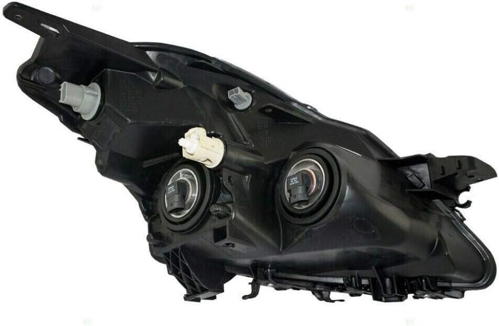 Headlight Assembly 2007 Driver Side Black Bezel Halogen P935