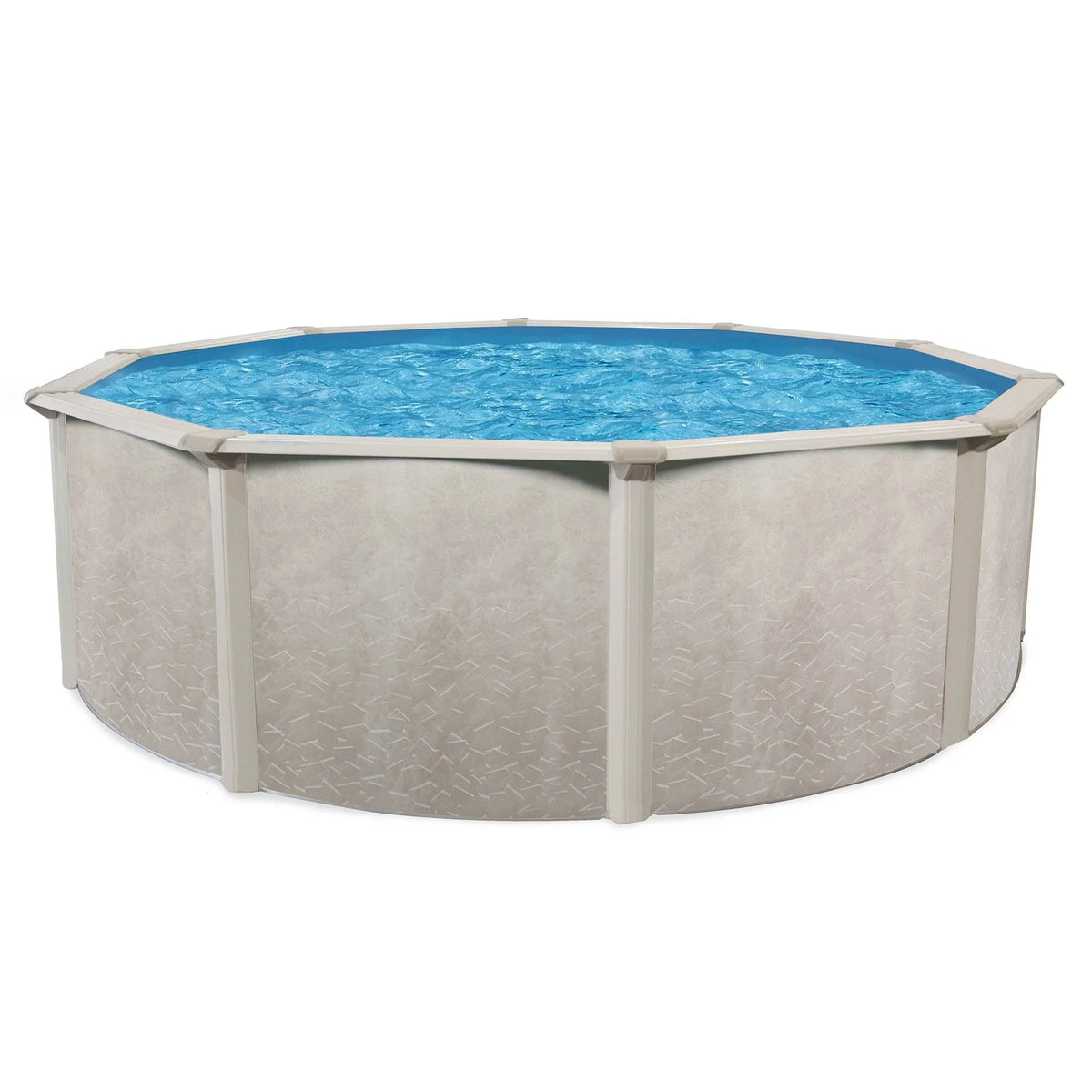 Gray Steel Above Ground Swimming Pool Kit X15650