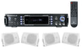 1000 w Home Theater Bluetooth Receiver with 4 Speakers and Swivel Brackets N544