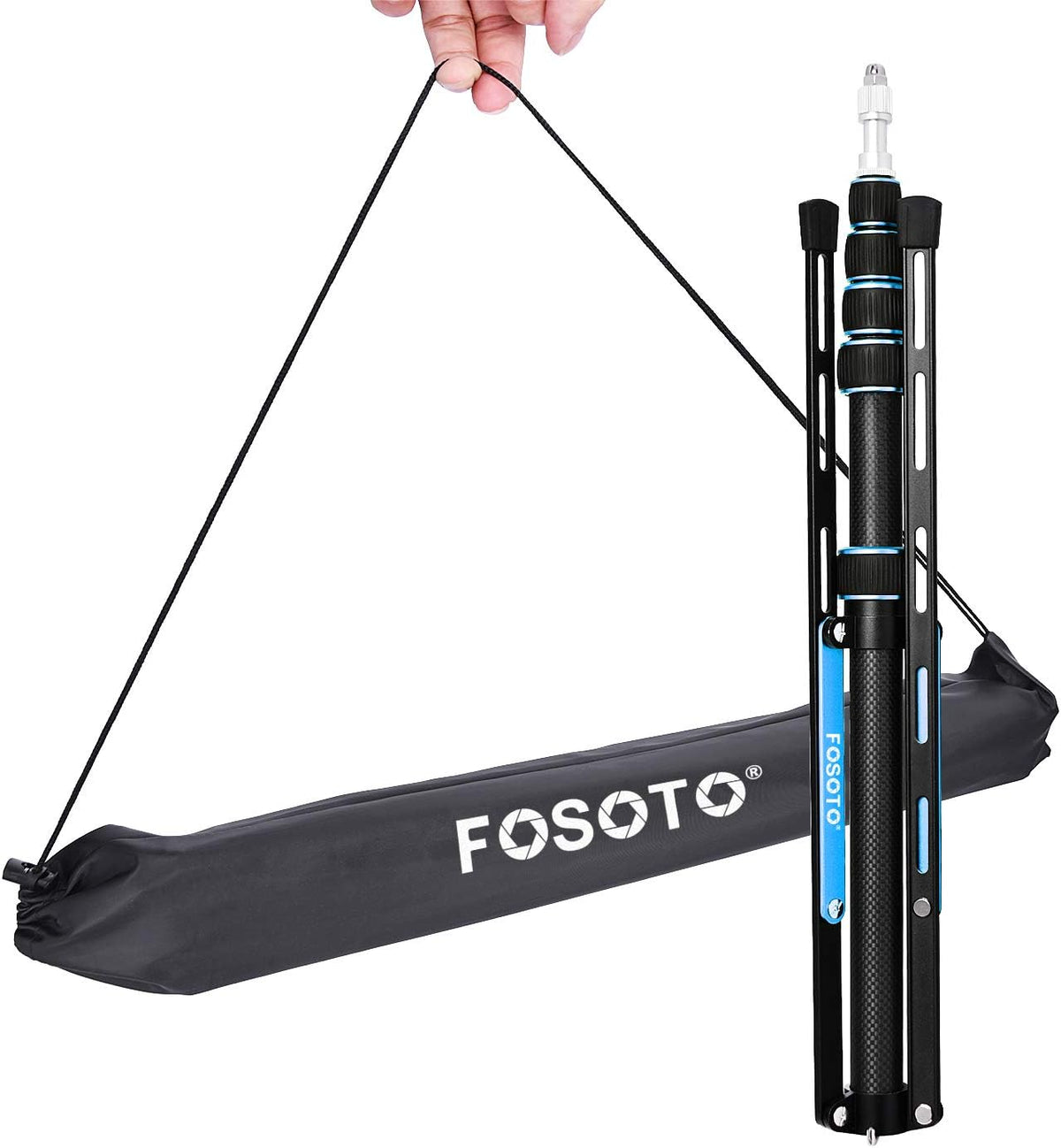 Carbon Fiber Lightweight Photography Tripod Light Stand K7452