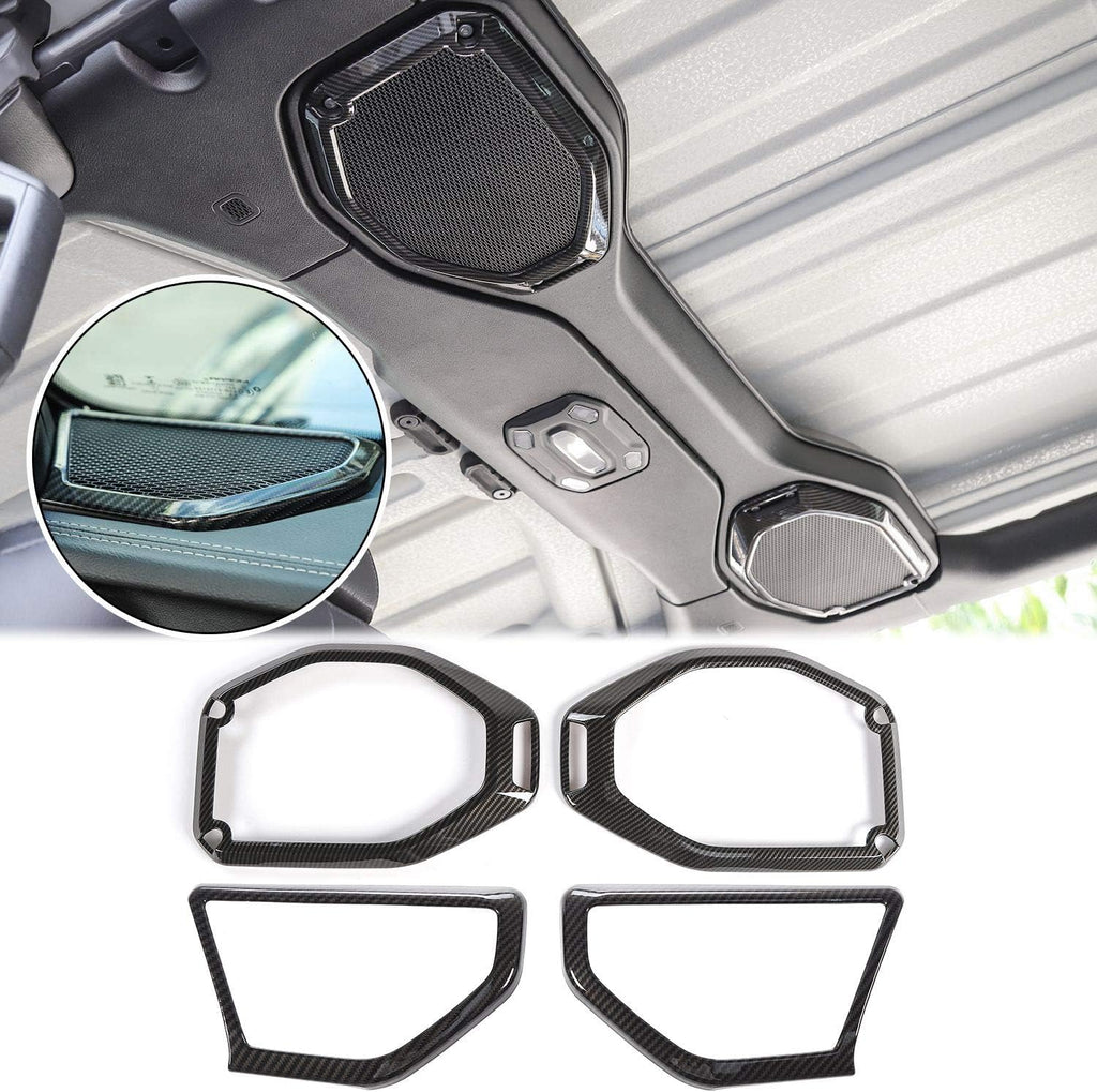 ABS Blue Speaker Audio Trim for Jeep Wrangler JL Gladiator JT F1813