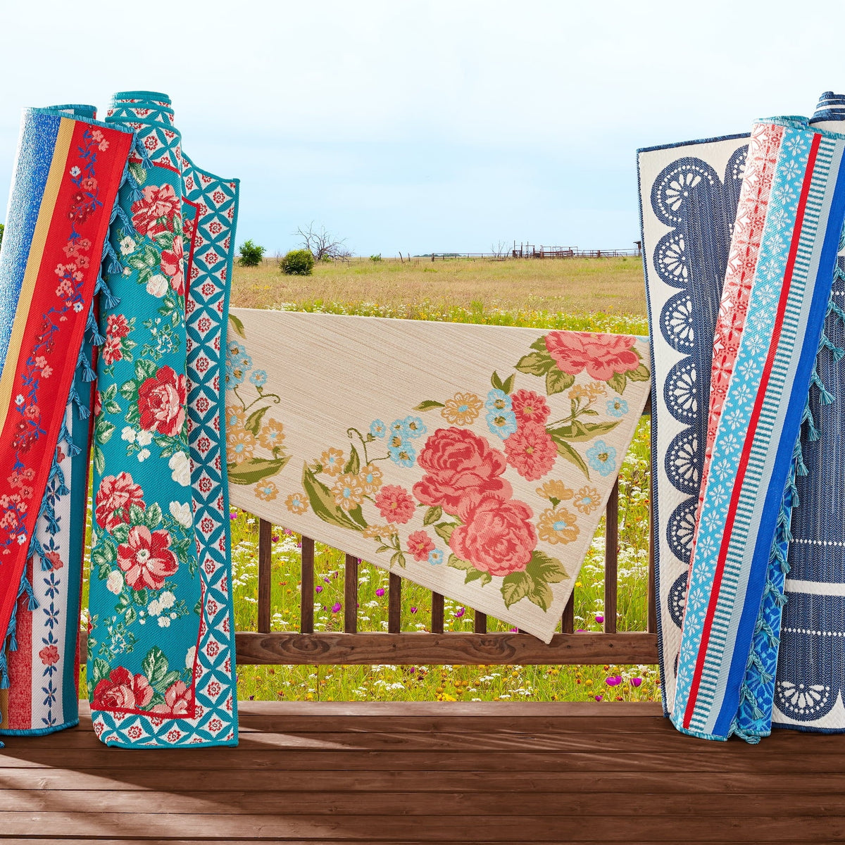 6' x 9' Outdoor Rug U842