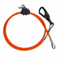Arborist Flipline Kit with Removable Lanyard Adjuster and Aluminum Swivel, Orange M158022