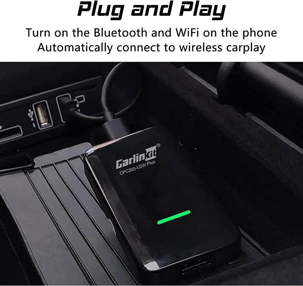 Wireless CarPlay Adapter USB Black Y630494