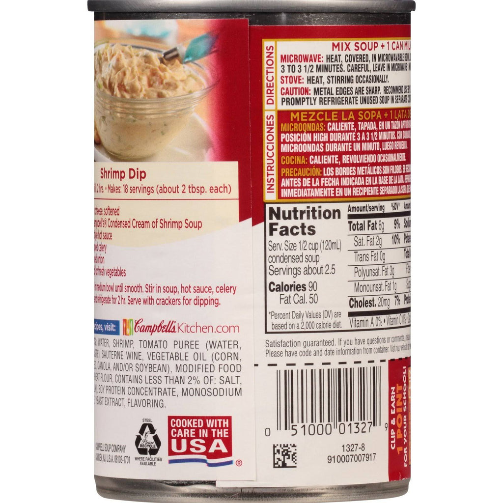 10.5 oz Can Cream of Shrimp Soup Pack of 12 G484115