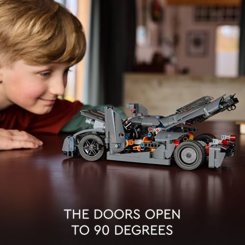 Grey Hypercar Building Toy Set V1013