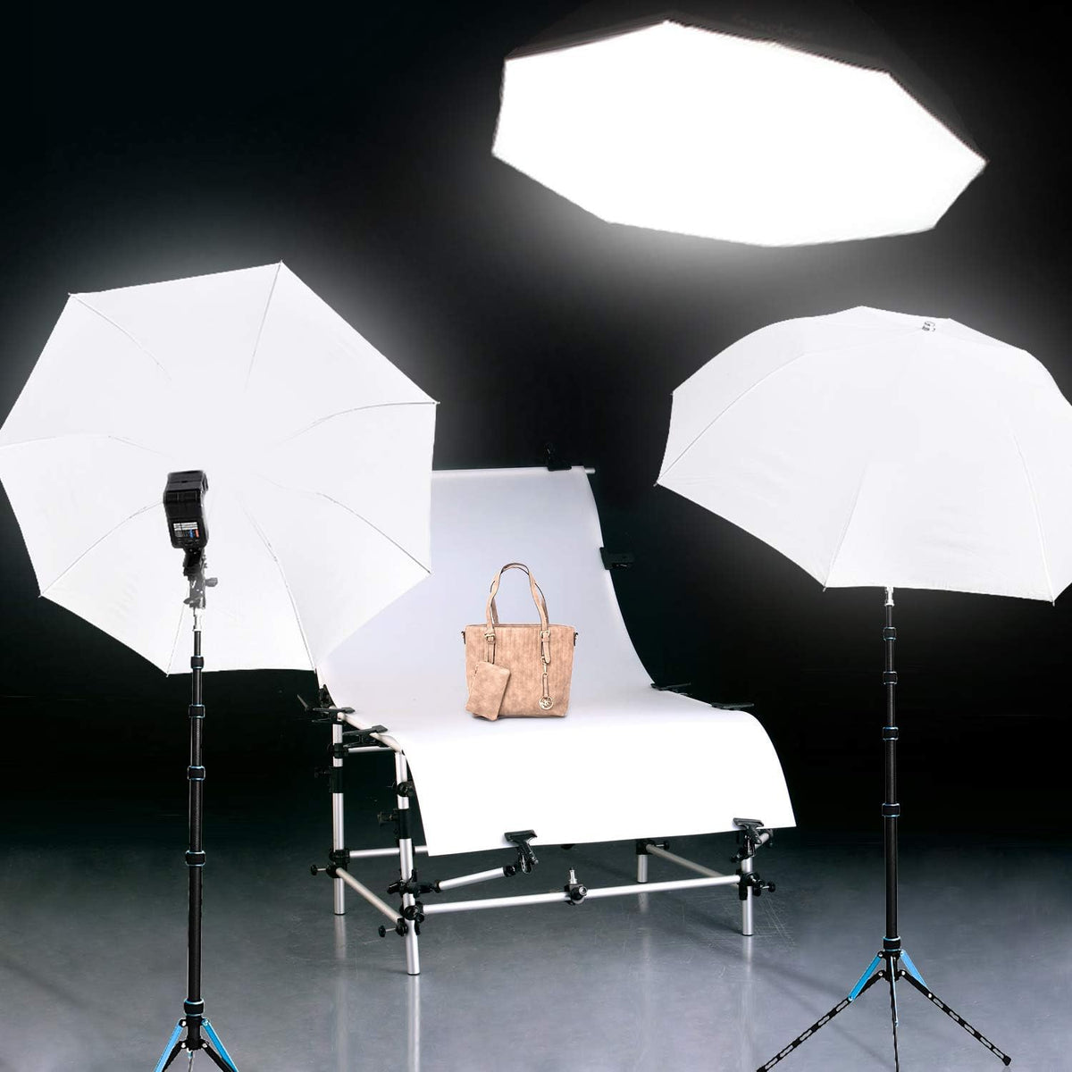 Carbon Fiber Lightweight Photography Tripod Light Stand K7452